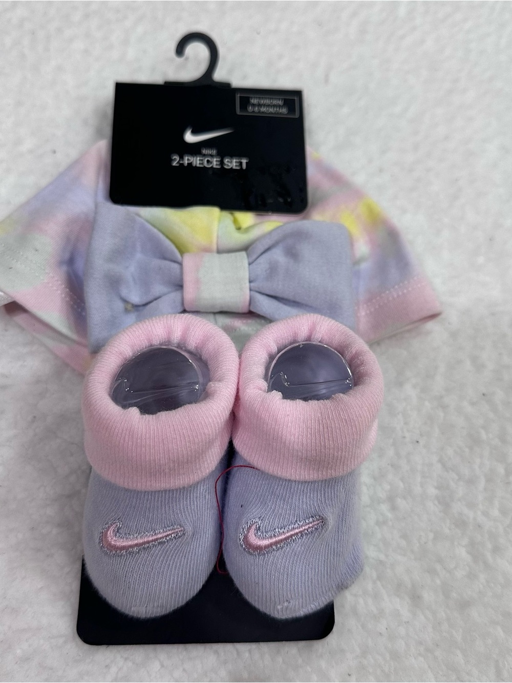 Baby Nike Hat and Bootie Set